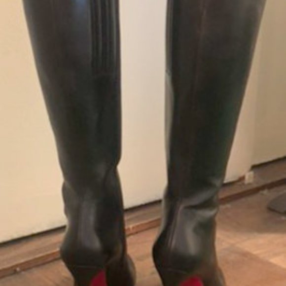 CHRISTIAN LOUBOUTIN KNEE-HIGH BOOTS - Picture 7 of 9